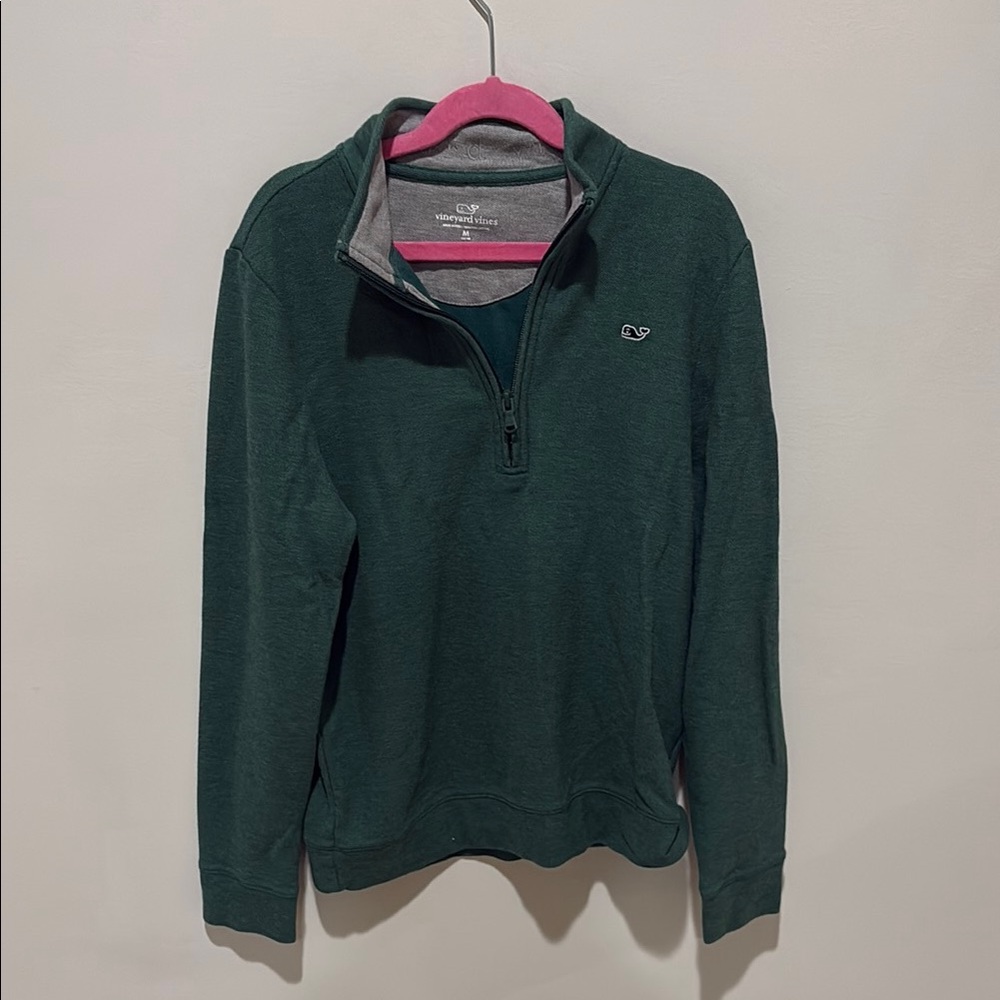 Vineyard Vines Green Cowl Neck Sweater